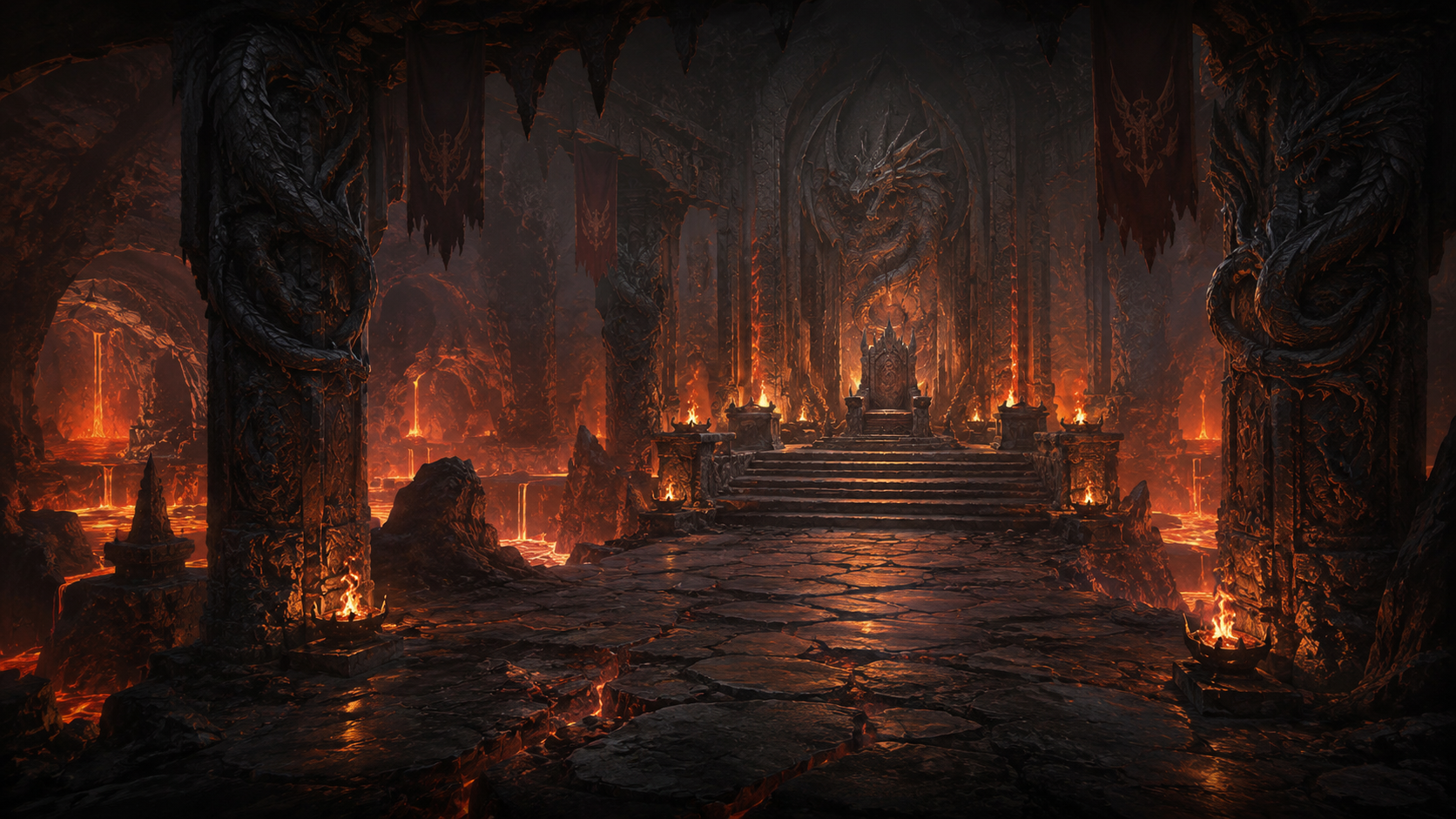 Sala do trono de Dragon Island